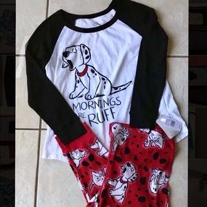 101 Dalmations pjs “mornings are ruff”